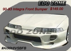 90-93 Integra 2/4-Dr Bomb Style Bumper