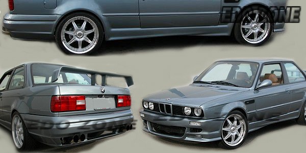 88-91 BMW E30 (4-PCS Full Body kit) Kit #YBBG
