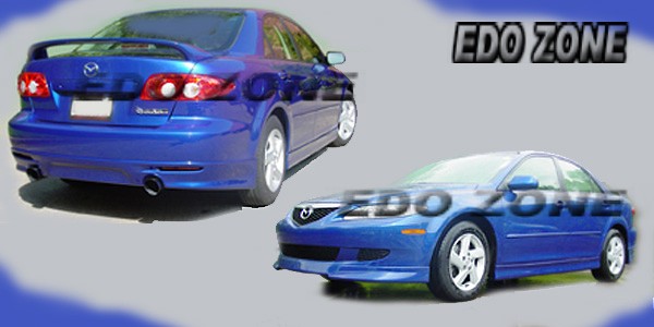 2003-On Mazda 6 Base Model 4Dr (4-Pcs Full Lip Kit) Kit # 90P-523