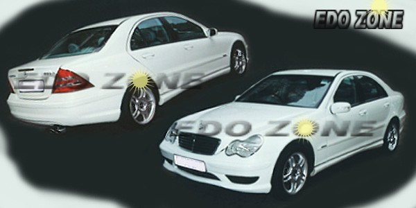 2001-On MERCEDES  C CLASS W203 (Front / Rear Full Bumpers + Side Skirts) Kit # 91-764 $599.00