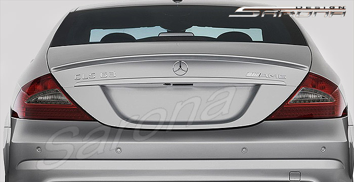 mercedes cls amg style custom trunk spoiler wing