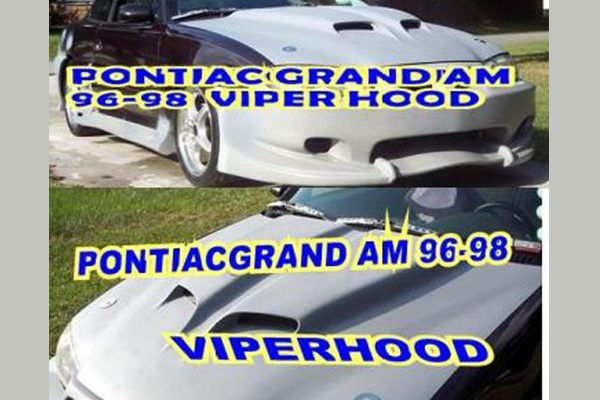 1996-98 Pontiac Grand Am Body Kit 2 & 4 Dr Hood # XRGR-105