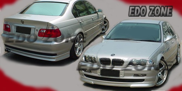 1999-2005 BMW 3 Series E (4-Pcs Full add-On Lip Kit) Kit # 21-XRBS