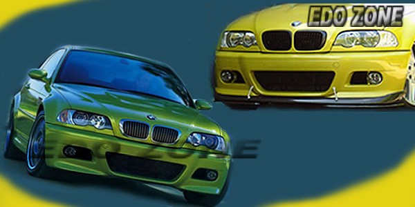 99-05 BMW E46 (M3) v-spec Carbon Fiber Front Lip Kit #YBMFL