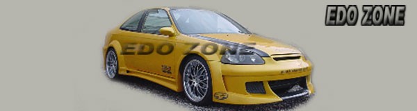 1999-2000 Honda Civic Coupe/ Sedan (8-Pcs Full Wide Body Kit) Kit # 56-CHC1