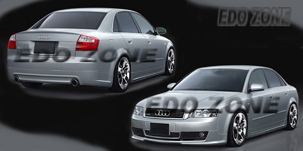 2002-2004 Audi A4 (4-Pcs Full add-On Lip Kit) Kit # 21U-JPAS 